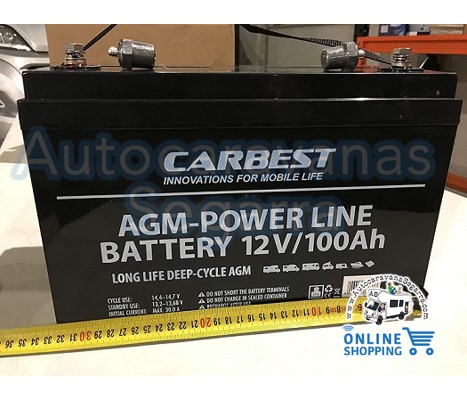 Batería AGM Carbest 80Ah